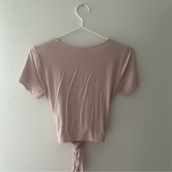NWOT Garage  Pink Wrap Top - Picture 5 of 5